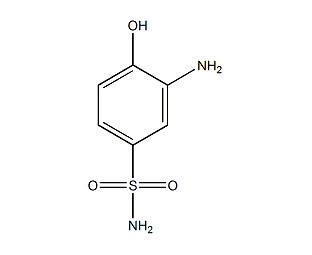 3-amino-4-hydroxybenzenesulfonamide structural formula