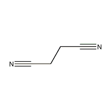 Structure formula of succinonitrile