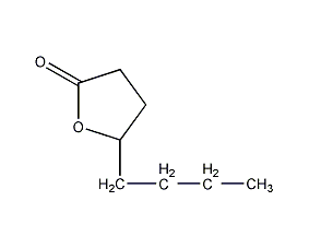 1,4-octanolactone structural formula