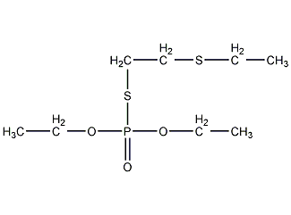 Structural formula of systemic phosphate