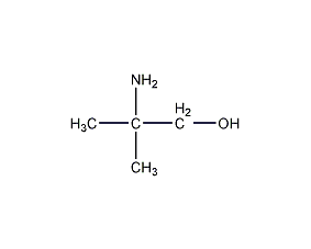2-amino-2-methyl-1-propanol structural formula