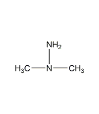 1,1-Dimethylhydrazine Structural Formula