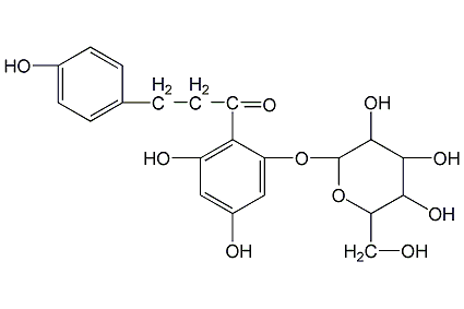 Phloridzin Structural Formula