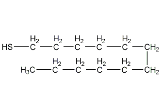 Dodecanethiol Structural Formula
