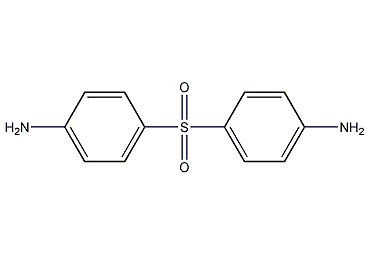 4,4'-diaminodiphenyl sulfone structural formula