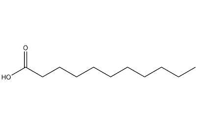 Undecanoic acid structural formula