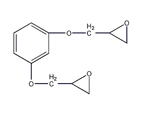 Resorcinol diglycidyl ether structural formula