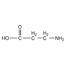 β-alanine structural formula