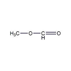 Methyl formate structural formula