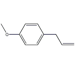 4-allyl anisole structural formula