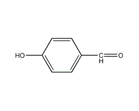 P-Hydroxybenzaldehyde Structural Formula