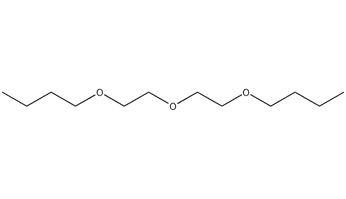 Bis(2-butoxyethyl)ether structural formula