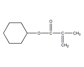 Cyclohexyl methacrylate structural formula