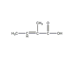 Structural formula of cisethic acid