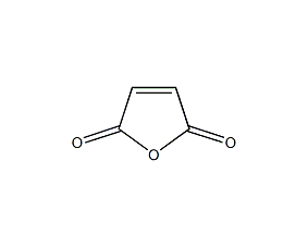 Maleic anhydride structural formula