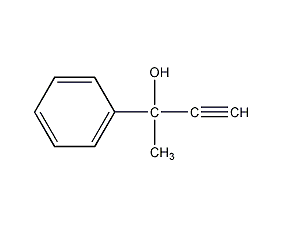 2-phenyl-3-butyn-2-ol structural formula