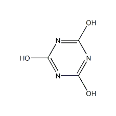 Cyanuric acid structural formula