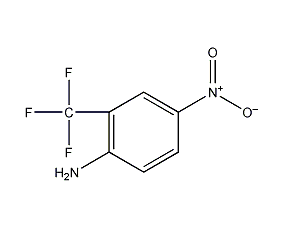 4-nitro-2-trifluoromethylaniline structural formula