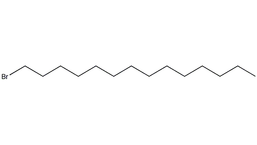 1-bromotetradecane structural formula