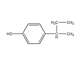 4-sec-butylphenol structural formula
