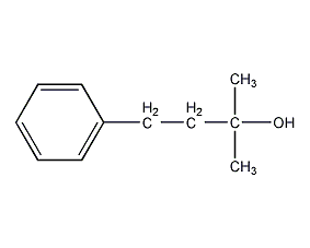 2-Methyl-4-phenyl-2-butanol structural formula