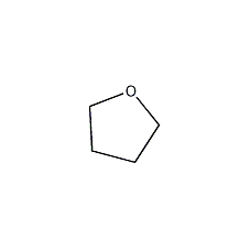 Tetrahydrofuran Structural Formula