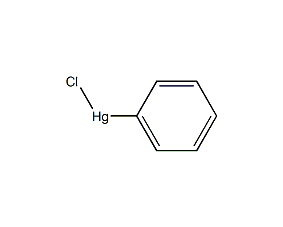 Phenylmercuric chloride structural formula