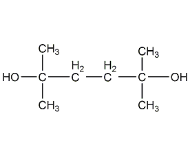 2,5-dimethyl-2,5-hexanediol structural formula