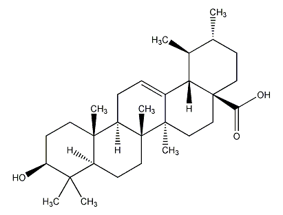 Usolic acid structural formula