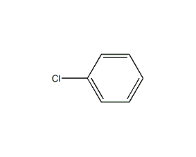 Chlorobenzene structural formula