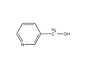 3-pyridylmethanol structural formula
