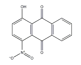 Hydroxynitroanthraquinone structural formula