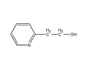 2-Hydroxyethylpyridine Structural Formula