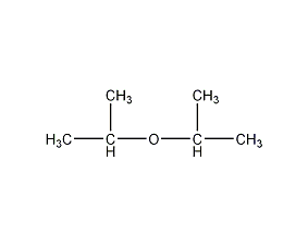 Diisopropyl ether structural formula