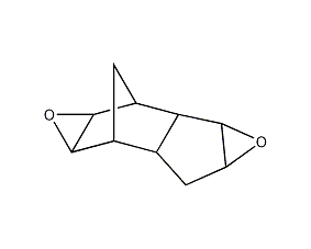 Structural formula of dicyclopentadiene dioxide
