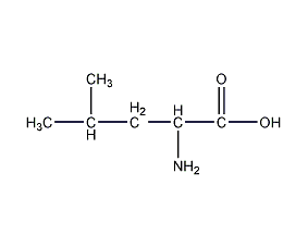 DL-leucine structural formula