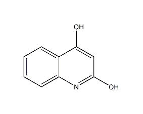2,4-dihydroxyquinoline structural formula