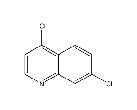 4,7-dichloroquinoline structural formula