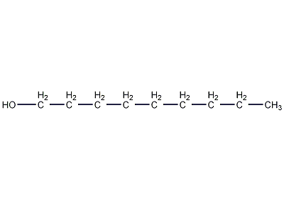 1-nonanol structural formula