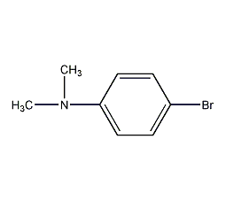 4-Bromo-N,N-dimethylaniline structural formula