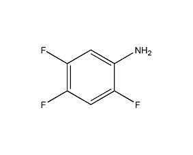 2,4,5-trifluoroaniline structural formula