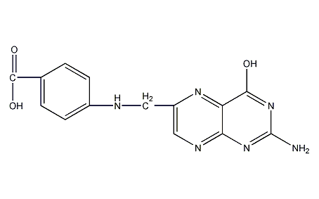 Pteroic acid structural formula