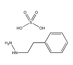 Phenelzine sulfate structural formula