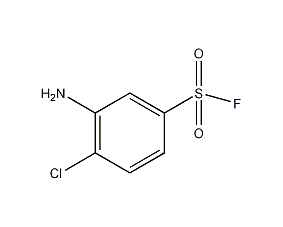 3-amino-4-chlorophenylsulfonyl fluoride structural formula