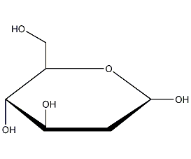 2-deoxy-D-glucose structural formula