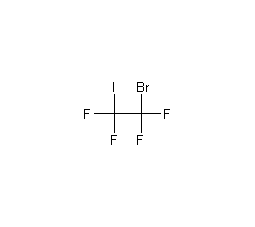 1-bromo-2-iodotetrafluoroethane structural formula