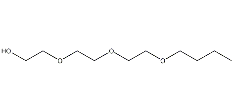 Triethylene glycol monobutyl ether structural formula