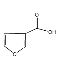 2-Furanocarboxylic acid structural formula