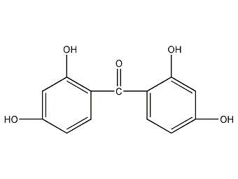 2,2',4,4'-tetrahydroxybenzophenone structural formula