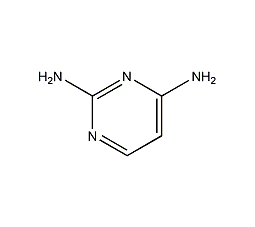 2,4-diaminopyrimidine structural formula